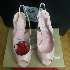 Hot chick sling Alta Christian louboutin color: rosy /lining